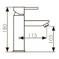 Смеситель для раковины Kaiser Sensor 38311 Хром латунь