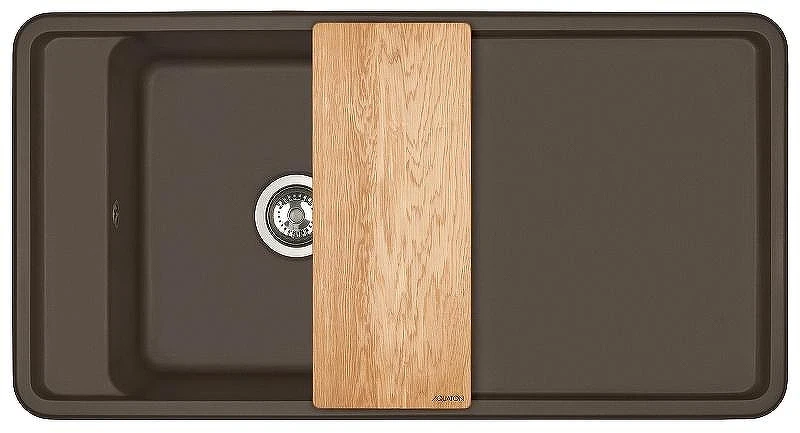 Кухонная мойка Aquaton Беллис 97 1A725132BS280 Кофе