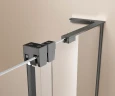 Душевая перегородка Vincea Волк-Ин (Walk-In) 120 R VSW-4WSL120CLGM-R профиль Вороненая сталь стекло прозрачное