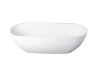 Ванна из искусственного камня Uni-Flow Oval 175x76 FS307-1750 Matt White цвет Белый матовый