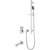 Смеситель для ванны Caprigo Diamante 50-210-crm Хром латунь встраиваемый
