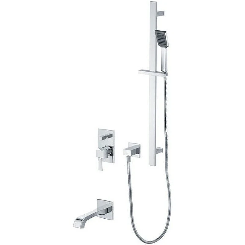 Смеситель для ванны Caprigo Diamante 50-210-crm Хром латунь встраиваемый