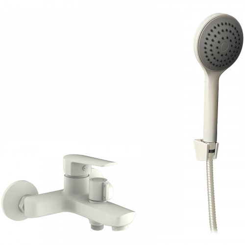 Смеситель для ванны ESKO Lagos White LG54W Белый матовый пластик на стену