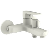 Смеситель для ванны ESKO Lagos White LG54W Белый матовый пластик на стену