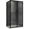 Душевой уголок Abber Schwarzer Diamant 120x90 AG30120B5-S90B5 профиль Черный стекло прозрачное
