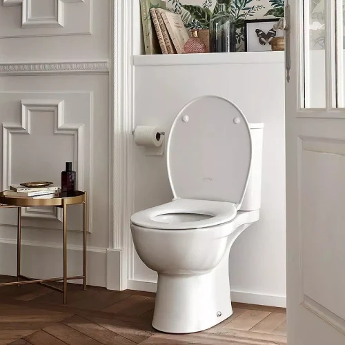 Унитаз компакт Jacob Delafon Louis E28062RU-00 с бачком и сиденьем Микролифт фарфор напольный