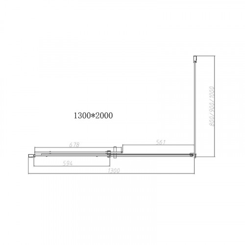 Душевой уголок Vincea Dice 130x90 VSR-4D9013CL профиль Хром стекло прозрачное