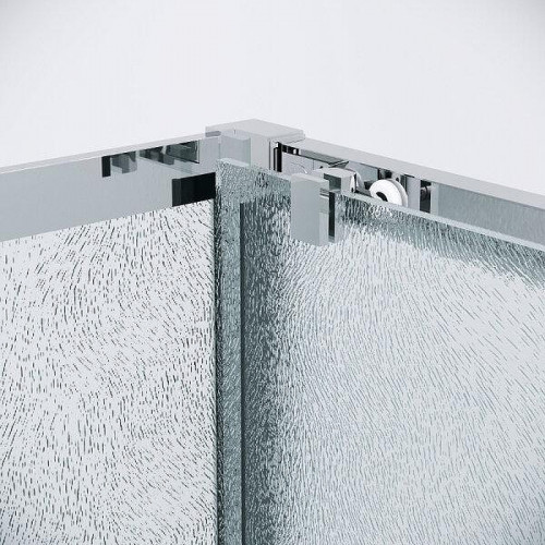 Душевой уголок Grossman Cosmo 100x100 L 120.K33.02.1010.10.02 профиль Хром стекло шиншилла