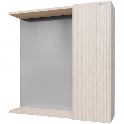 Зеркало со шкафом Grossman Юнит 70 207011 Кадена лайт МДФ / ЛДСП, стекло