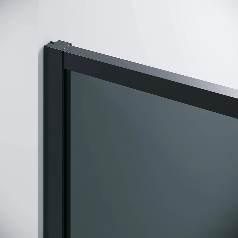 Душевая стенка Grossman Galaxy 100 200.K33.01.100.21.10 профиль Черный матовый стекло тонированное