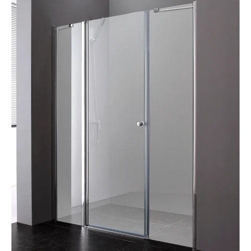 Душевая дверь Cezares Elena 160 L ELENA-W-B-13-60+60/40-P-Cr-L профиль Хром стекло рифленое