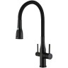 Смеситель для кухни Gappo G4399-66 Черный матовый нержавеющая сталь