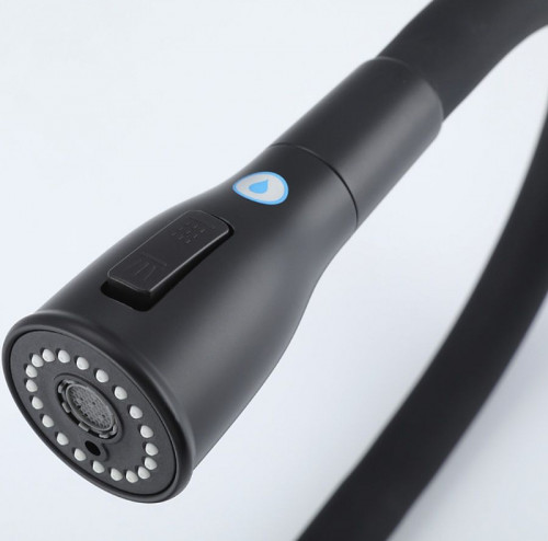 Смеситель для кухни Gappo G4399-66 Черный матовый нержавеющая сталь