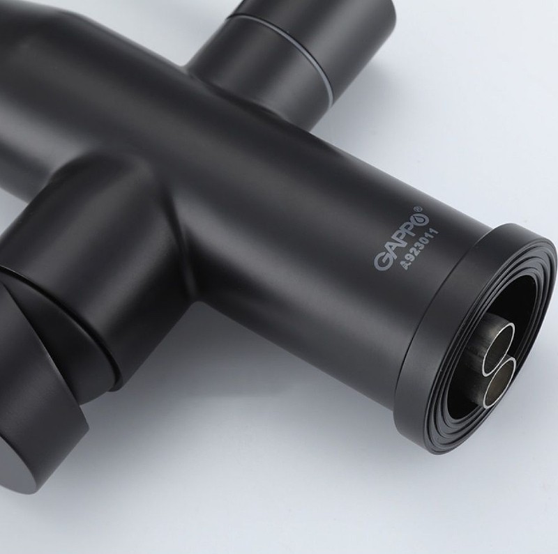 Смеситель для кухни Gappo G4399-66 Черный матовый нержавеющая сталь