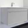 Тумба с раковиной Comforty Мадрид 70 00-00020643 подвесная Серый шелк