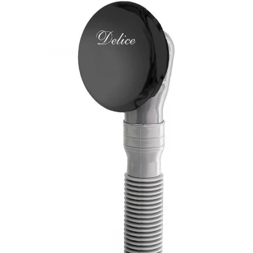 Слив-перелив Delice DLR000015 click-clack Черный матовый