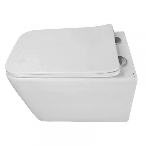 Унитаз Azario Dezi White AZ-W05-SW подвесной цвет Белый с сиденьем Микролифт