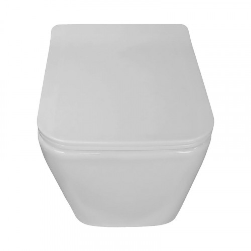 Унитаз Azario Dezi White AZ-W05-SW подвесной цвет Белый с сиденьем Микролифт