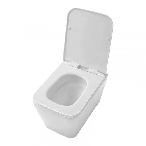 Унитаз Azario Dezi White AZ-W05-SW подвесной цвет Белый с сиденьем Микролифт