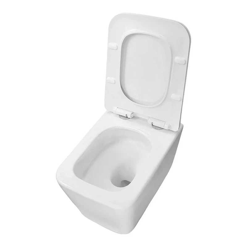 Унитаз Azario Dezi White AZ-W05-SW подвесной цвет Белый с сиденьем Микролифт