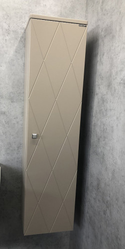 Шкаф пенал Comforty Кремона 40 00-00001219 подвесной Латте МДФ / ЛДСП