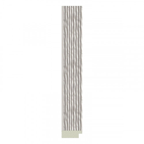 Зеркало Evoform Octagon 63х63 BY 3962 в багетной раме - Волна алюминий 46