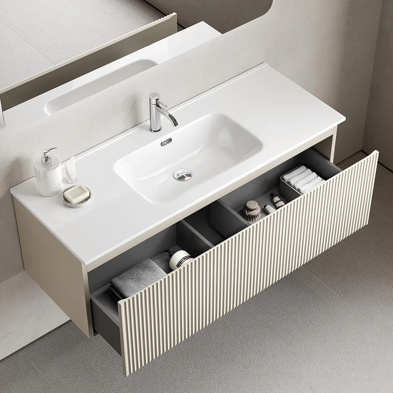 Тумба под раковину Sancos Snob R 1.0 120 SNR1.0120CE подвесная цвет Beige Soft
