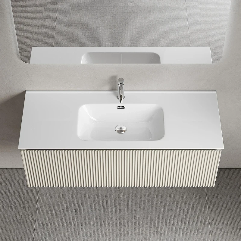 Тумба под раковину Sancos Snob R 1.0 120 SNR1.0120CE подвесная цвет Beige Soft