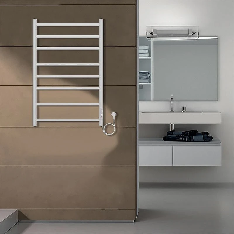 Электрический полотенцесушитель Azario Parma 500x800 П8 AZ10858W диммер справа Белый