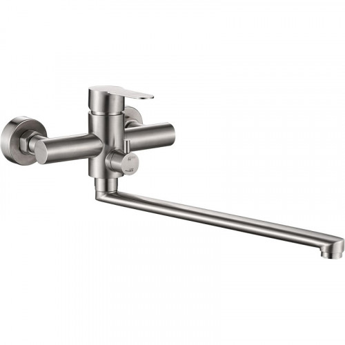 Смеситель для ванны Haiba HB22801 универсальный Нержавеющая сталь на стену