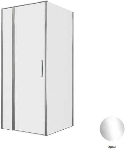 Душевой уголок Allen Brau Priority 90x90 3.31025.00+3.31043.00 цвет профиля Хром стекло прозрачное