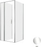 Душевой уголок Allen Brau Priority 90x90 3.31025.00+3.31043.00 цвет профиля Хром стекло прозрачное