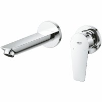 Смеситель для раковины Grohe BauEdge New 20474001 Хром латунь встраиваемый