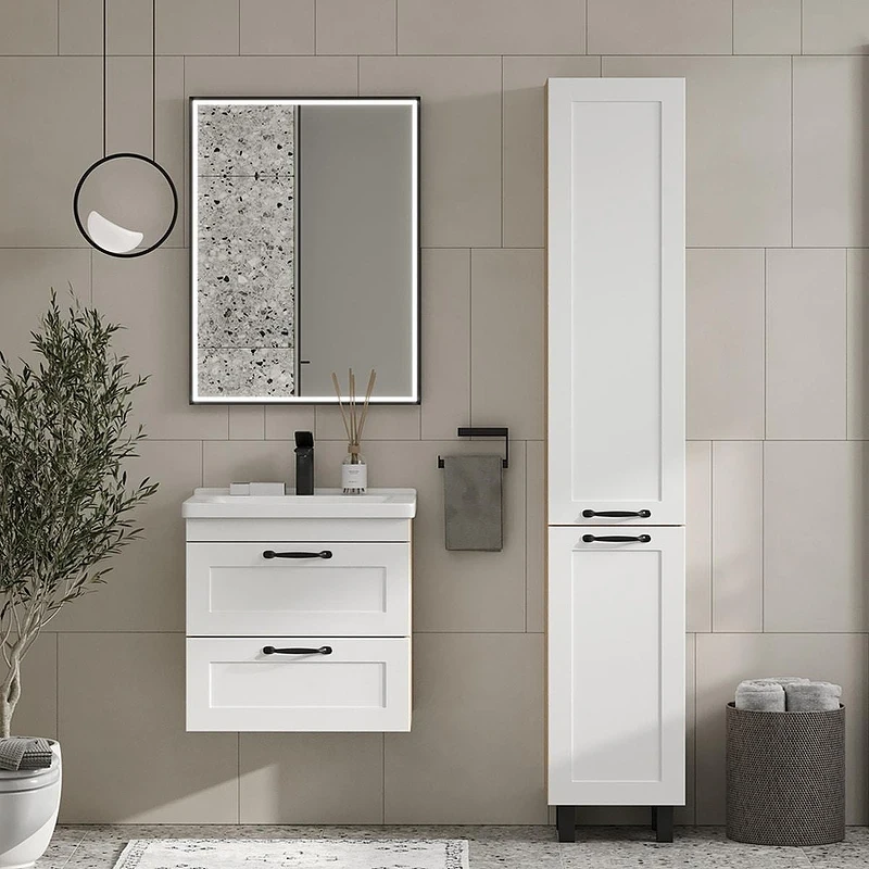 Зеркало Equil Lago 60 zLAGO60-15 с подсветкой цвет Черный с сенсорным выключателем
