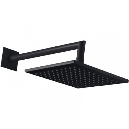 Верхний душ Cezares PORTA-TDDQ-30-NOP Черный матовый латунь на стену