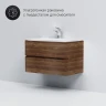 Тумба под раковину AM.PM Sensation 80 M30FHX0802NF подвесная Орех МДФ / ЛДСП