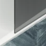 Шторка на ванну Maybah Glass MGV-78-3ш 400x1400 в широком профиле Золото стекло графитовое