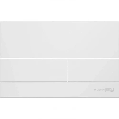 Инсталляция WasserKRAFT Glan 66TLT.010.ME.WH.WM04 для унитаза Белое стекло с Белой матовой клавишей смыва