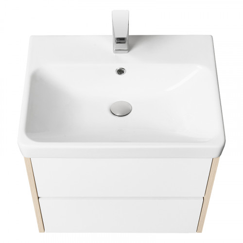 Тумба под раковину Aquaton Сканди 70 1A251801SDB20 подвесная Белый Дуб верона МДФ / ЛДСП