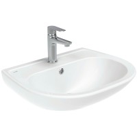 Раковина Creavit Sedef 55 SD055-00CB00E-0000 Белая фарфор подвесная