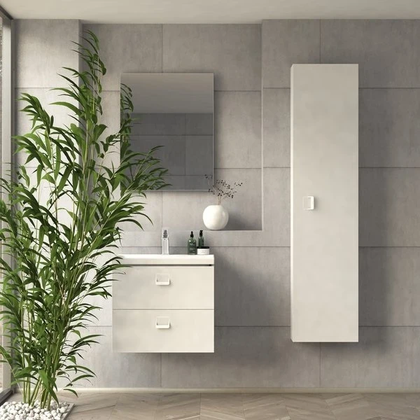 Тумба под раковину Ravak SD Comfort 60 X000001377 подвесная Белая глянцевая МДФ / ЛДСП