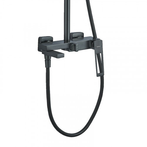 Душевая система Haiba HB24817-3 Пепельный латунь на стену