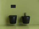 Унитаз Ceramicanova Uno Rimless CN11001MB подвесной Черный матовый с сиденьем Микролифт фарфор подвесной