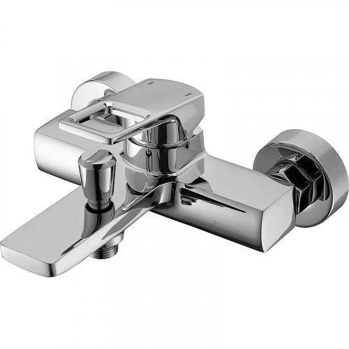 Смеситель для ванны Swedbe Kronos 2030 Хром латунь на стену