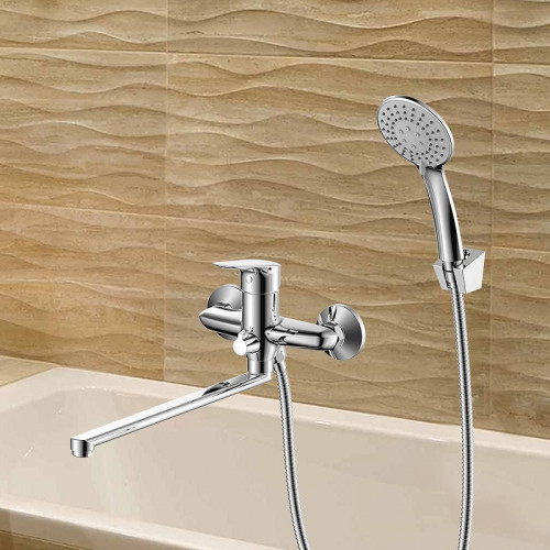 Смеситель для ванны WesnaArt Astra AST19-320 универсальный Хром