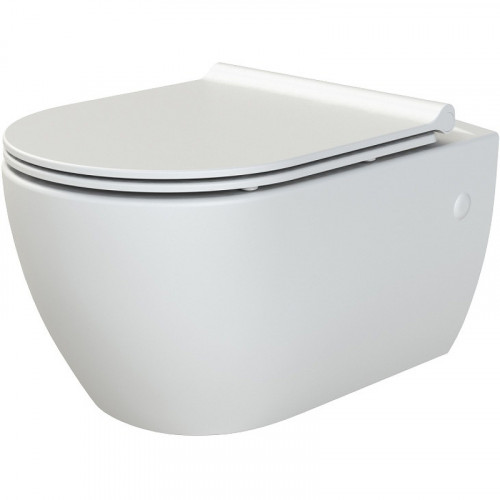Унитаз биде Boheme Bianca 963-SET-2-MW подвесной Белый матовый с сиденьем Микролифт фаянс подвесной