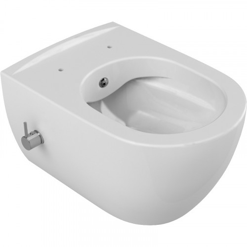 Унитаз биде Boheme Bianca 963-SET-2-MW подвесной Белый матовый с сиденьем Микролифт фаянс подвесной