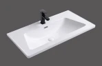 Раковина Royce Pro 90 RCW-140590WH Белая фаянс полувстраиваемая