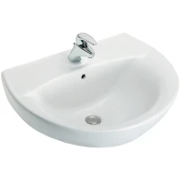 Раковина Jacob Delafon Patio 55 E4158NG-00 Белая фарфор подвесная, полувстраиваемая