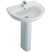 Раковина Jacob Delafon Patio 55 E4158NG-00 Белая фарфор подвесная, полувстраиваемая